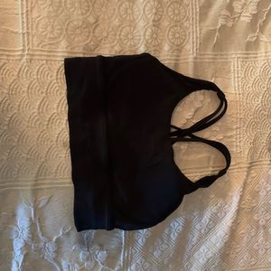 Lululemon black sports bra